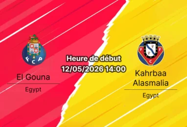 Pronostic El Gouna Kahrbaa Alasmalia — Stade Khaled Beshara, Egyptian Premier League groupe de relégation 12 mai 2026