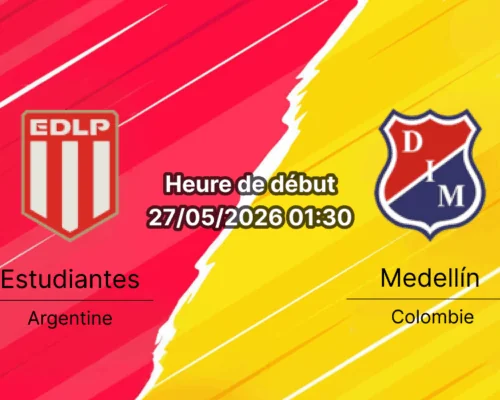 Pronostic Estudiantes La Plata Independiente Medellín – Estadio UNO Jorge Luis Hirschi, Copa Libertadores Groupe A, 27 mai 2026
