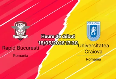 Pronostic Rapid Bucuresti - Universitatea Craiova