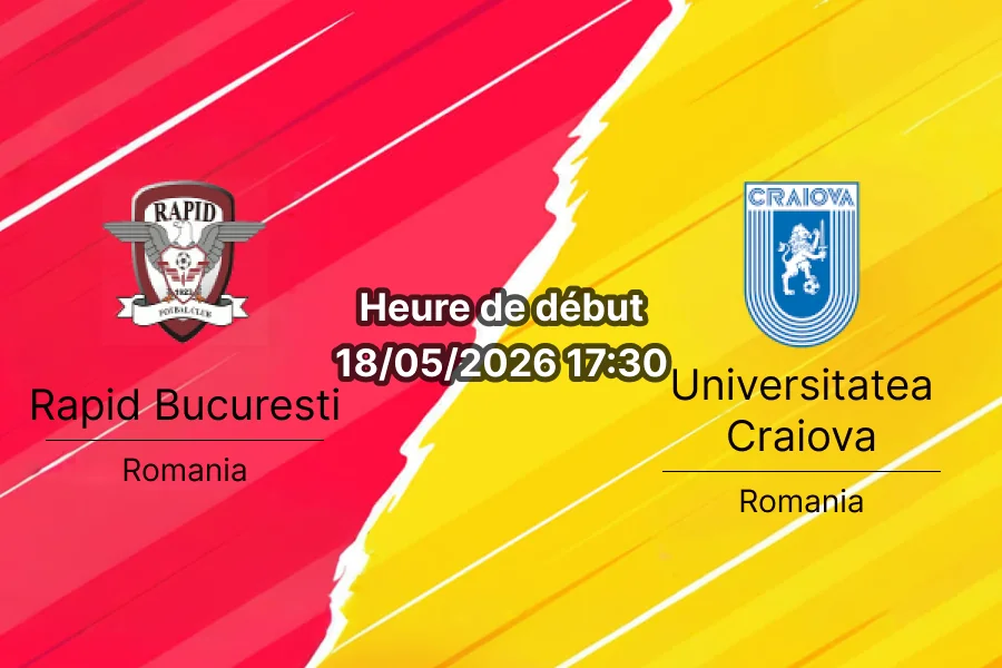 Pronostic Rapid Bucuresti - Universitatea Craiova