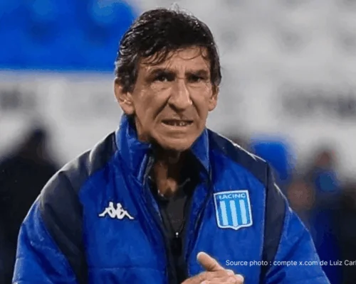 Gustavo Costas entraîneur Racing Club avant Racing Club Caracas Copa Sudamericana 22 mai 2026 au Cilindro d'Avellaneda – Groupe E huis clos