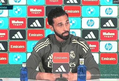 Alvaro Arbeloa entraîneur Real Madrid avant Real Madrid Real Oviedo 14 mai 2026 au Santiago Bernabéu – LaLiga J36