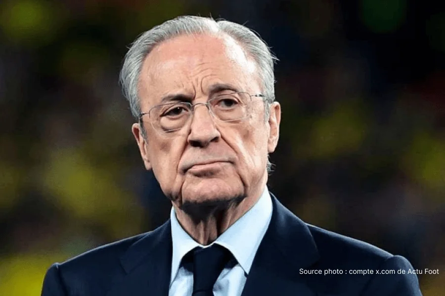 Florentino Pérez président du Real Madrid lors du communiqué officiel annonçant les adieux de Carvajal le 18 mai 2026