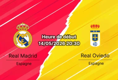 Pronostic Real Madrid Real Oviedo – Santiago Bernabéu, LaLiga EA Sports J36, 14 mai 2026