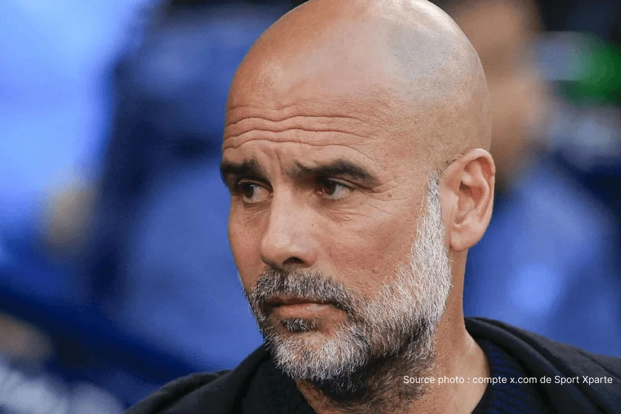 Pep Guardiola Manchester City conférence presse sprint final Premier League
