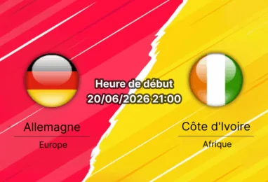 Pronostic Allemagne Côte d'Ivoire — BMO Field de Toronto, Groupe E de la Coupe du Monde 2026, samedi 20 juin 2026