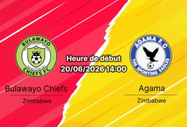 Pronostic Bulawayo Chiefs Agama – Luveve Stadium Bulawayo, Zimbabwe Premier Soccer League, 20 juin 2026
