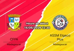 Pronostic CFFA Elgeco Plus – Stade Iavoloha Andoharanofotsy, demi-finale Pureplay Football League 14 juin 2026
