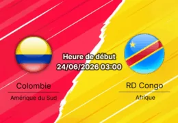 Pronostic Colombie RD Congo — Estadio Akron Zapopan, Coupe du Monde 2026 Groupe K, 24 juin 2026