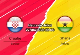 Pronostic Croatie Ghana – Lincoln Financial Field Philadelphia, Groupe L Coupe du Monde 2026, 27 juin