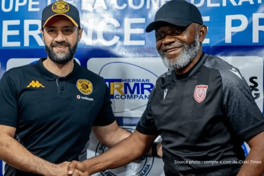 Daoula Lupembe entraîneur AS Simba Kolwezi en conférence de presse 29 mai 2026 – avenir incertain Linafoot playoffs