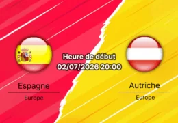 Pronostic Espagne Autriche – SoFi Stadium Inglewood, 16e de finale Coupe du Monde 2026, 2 juillet 2026