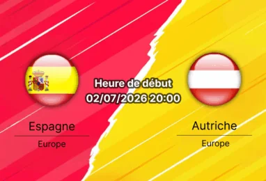 Pronostic Espagne Autriche – SoFi Stadium Inglewood, 16e de finale Coupe du Monde 2026, 2 juillet 2026
