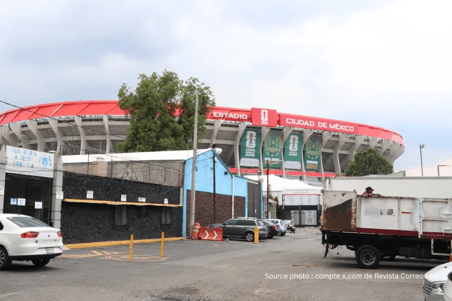 Estadio Azteca Mexico City vue panoramique avant match d'ouverture Mexique Afrique du Sud 11 juin 2026 – Coupe du Monde 2026 Groupe A