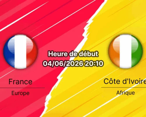 Pronostic France Côte d'Ivoire – Stade de la Beaujoire Nantes, amical préparation Coupe du Monde 2026, 4 juin