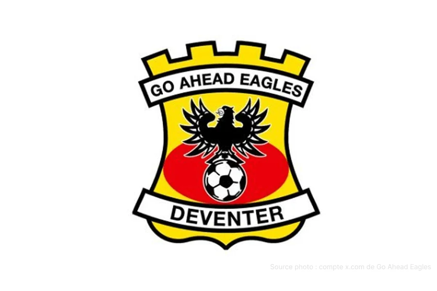 Logo Go Ahead Eagles Deventer – club quitté par Kader Koné mercato FC Volendam juin 2026 après trois saisons en U21