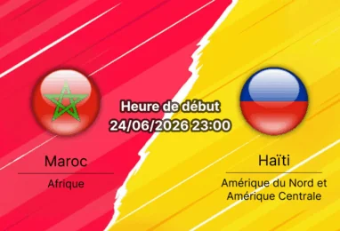 Pronostic Maroc Haïti — Mercedes-Benz Stadium Atlanta, Groupe C Coupe du Monde 2026, 24 juin