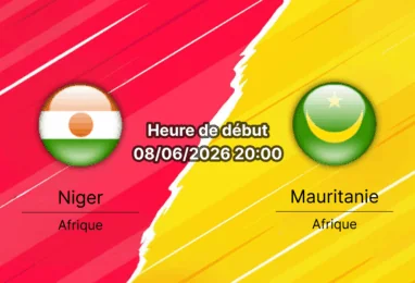 Pronostic Niger Mauritanie – amical international à Casablanca, fenêtre FIFA 8 juin 2026