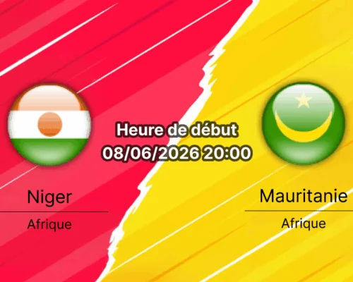 Pronostic Niger Mauritanie – amical international à Casablanca, fenêtre FIFA 8 juin 2026