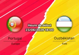Pronostic Portugal Ouzbékistan — Houston Stadium Texas, Groupe K de la Coupe du Monde FIFA 2026, mardi 23 juin