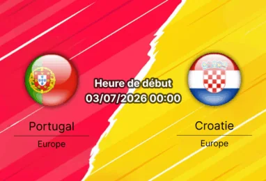 Pronostic Portugal Croatie – Toronto Stadium, 1/16e de finale Coupe du Monde 2026, Ronaldo et Modric, 3 juillet