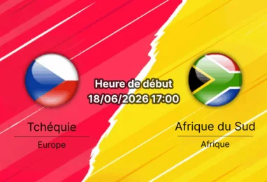 Pronostic République tchèque Afrique du Sud – Mercedes-Benz Stadium Atlanta, Coupe du Monde 2026 Groupe A, 18 juin 2026