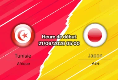 Pronostic Tunisie Japon – Estadio BBVA Monterrey, Groupe F Coupe du Monde 2026, 21 juin 2026