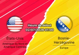 Pronostic États-Unis Bosnie-Herzégovine – Levi's Stadium Santa Clara, 32e de finale Coupe du Monde 2026, 2 juillet
