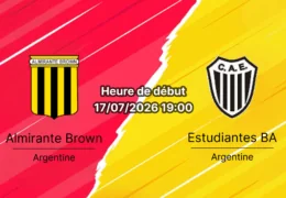 Pronostic Almirante Brown Estudiantes BA – Estadio Fragata Presidente Sarmiento La Matanza, Primera Nacional Grupo A jornada 21