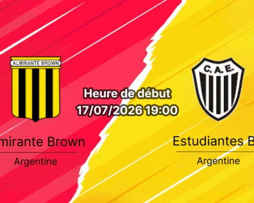 Pronostic Almirante Brown Estudiantes BA – Estadio Fragata Presidente Sarmiento La Matanza, Primera Nacional Grupo A jornada 21