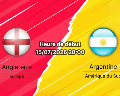 Pronostic Angleterre Argentine – Mercedes-Benz Stadium Atlanta, demi-finale Coupe du monde 15 juillet 2026