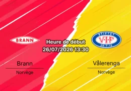 Pronostic Brann Vålerenga – Brann Stadion Bergen, Eliteserien Tour 15 26 juillet 2026