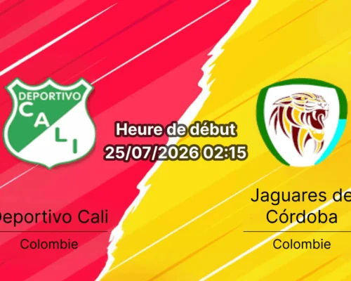 Pronostic Deportivo Cali Jaguares de Córdoba – Estadio Deportivo Cali Palmaseca, Liga BetPlay Clausura Jornada 1 24 juillet 2026
