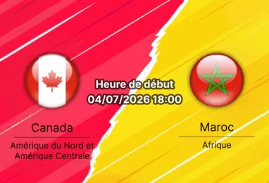 Pronostic Canada Maroc – NRG Stadium de Houston, Texas, huitième de finale Coupe du monde 2026, 4 juillet