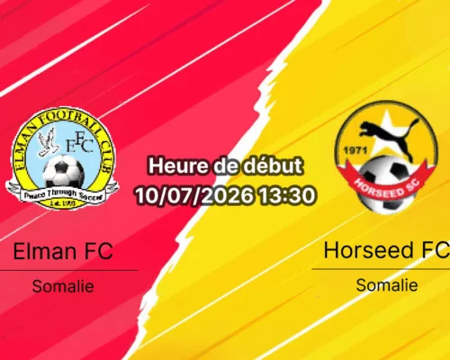 Pronostic Elman Horseed – Mogadishu Stadium, Premier League Somalia, 10 juillet 2026