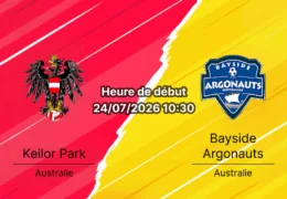 Pronostic Keilor Park Bayside Argonauts – Keilor Park Recreation Reserve Pitch 1 Melbourne, Victoria Premier League 2 Round 22 24 juillet 2026