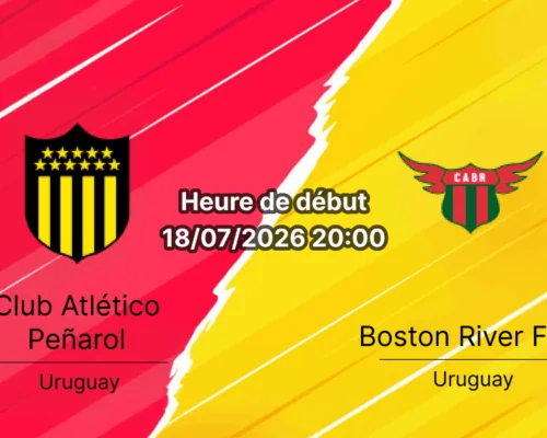 Pronostic Peñarol Boston River – Estadio Campeón del Siglo Montevideo, Torneo Intermedio Liga AUF Uruguaya jornada 6 18 juillet 2026