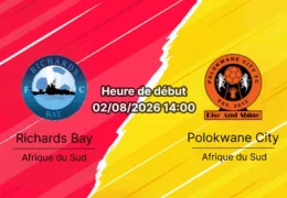 Pronostic Richards Bay Polokwane City – Richards Bay Sports Stadium, Betway Premiership Tour 1, 2 août 2026