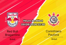 Pronostic Red Bull Bragantino Corinthians Paulista – Cícero de Souza Marques, Série A Rodada 22, 10 août 2026