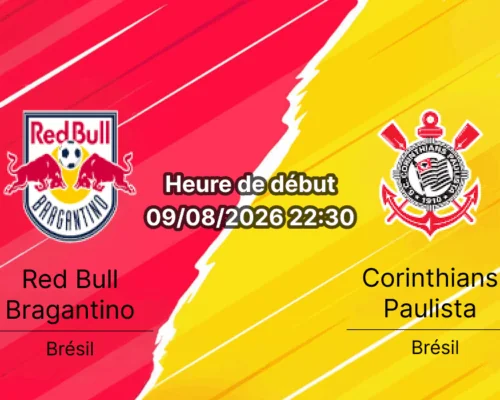 Pronostic Red Bull Bragantino Corinthians Paulista – Cícero de Souza Marques, Série A Rodada 22, 10 août 2026