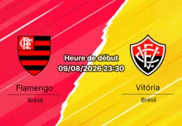 Pronostic Flamengo EC Vitória Salvador – Maracanã Rio de Janeiro, Série A Rodada 22, 9 août 2026