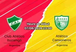 Pronostic Ituzaingó Camioneros – Estadio de Ituzaingó, Primera B Metropolitana Fecha 29, 7 août 2026