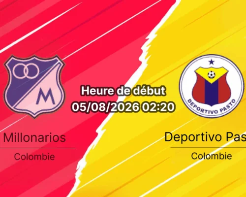 Pronostic Millonarios Deportivo Pasto – El Campín Bogotá, Liga BetPlay II-2026 Fecha 3, 5 août 2026