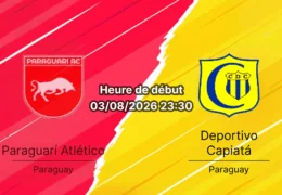 Pronostic Paraguarí Atlético Deportivo Capiatá – Municipal Stadium, División Intermedia Tour 17, 3 août 2026