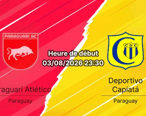 Pronostic Paraguarí Atlético Deportivo Capiatá – Municipal Stadium, División Intermedia Tour 17, 3 août 2026