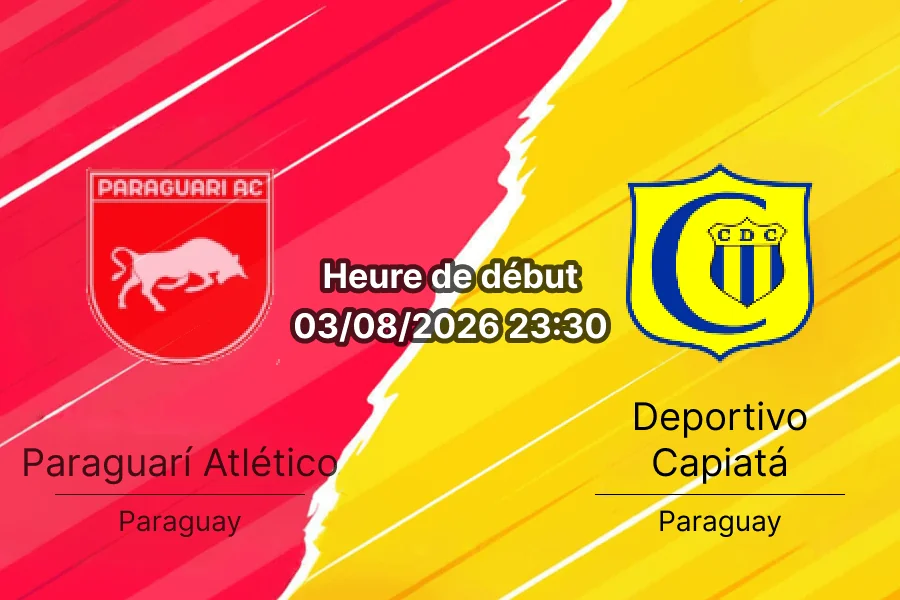 Pronostic Paraguarí Atlético Deportivo Capiatá – Municipal Stadium, División Intermedia Tour 17, 3 août 2026