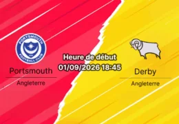Pronostic Portsmouth Derby – Fratton Park, 4e journée de Championship 2026-2027, 1er septembre 2026