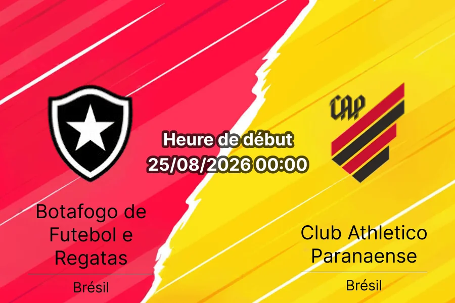 Pronostic Botafogo Athletico Paranaense – Estádio Nilton Santos, Brasileirão rodada 24, 25 août 2026