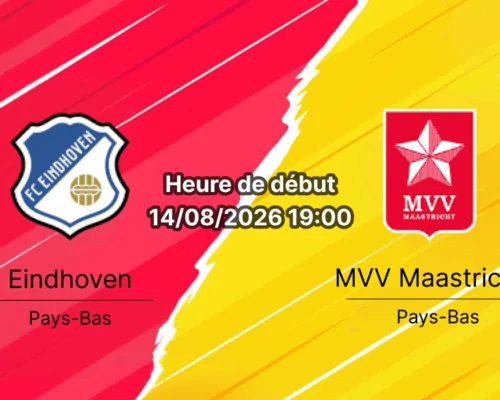 Pronostic Eindhoven MVV Maastricht – Jan Louwers Stadion, Eerste Divisie 14 août 2026