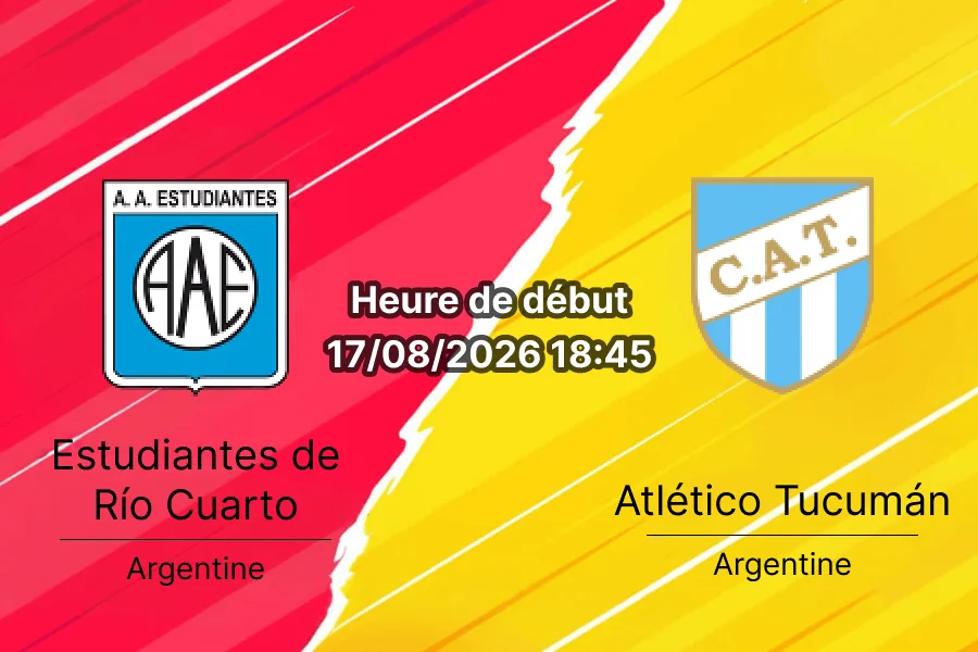 Pronostic Estudiantes Río Cuarto Atlético Tucumán – Estadio Antonio Candini, Argentine Clausura 2026